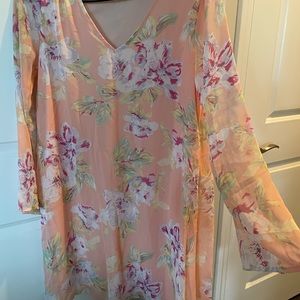 Pinkblush floral dress